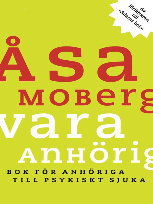 Title details for Vara anhörig by Åsa Moberg - Available